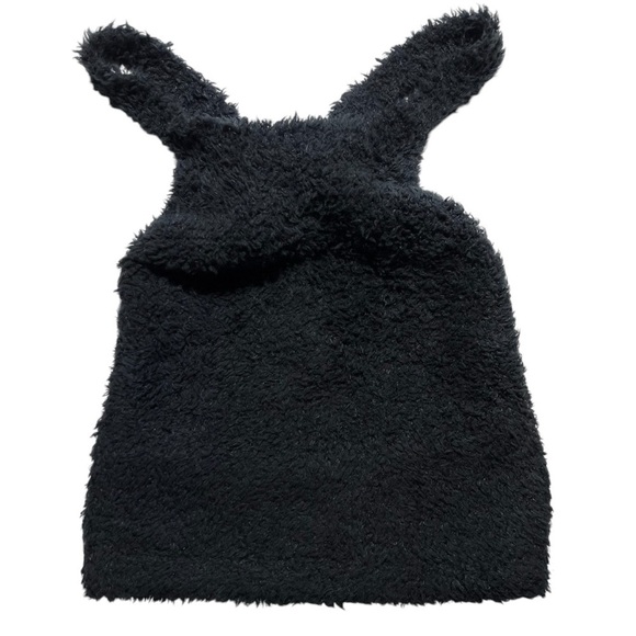 SKIMS Cozy Knit Halter Bra Top in Onyx - Picture 3 of 7